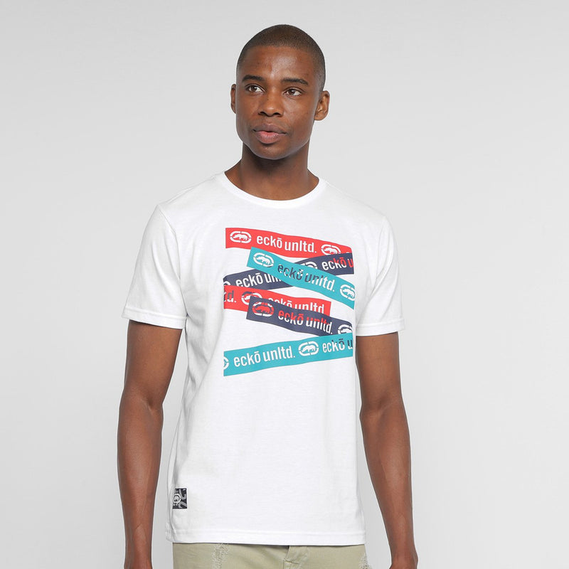 Camiseta Ecko Unltd. Branca Masculina Original Ecko Unltd