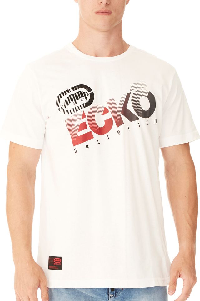 Camiseta Ecko Unltd. Branca Masculina Original Ecko Unltd