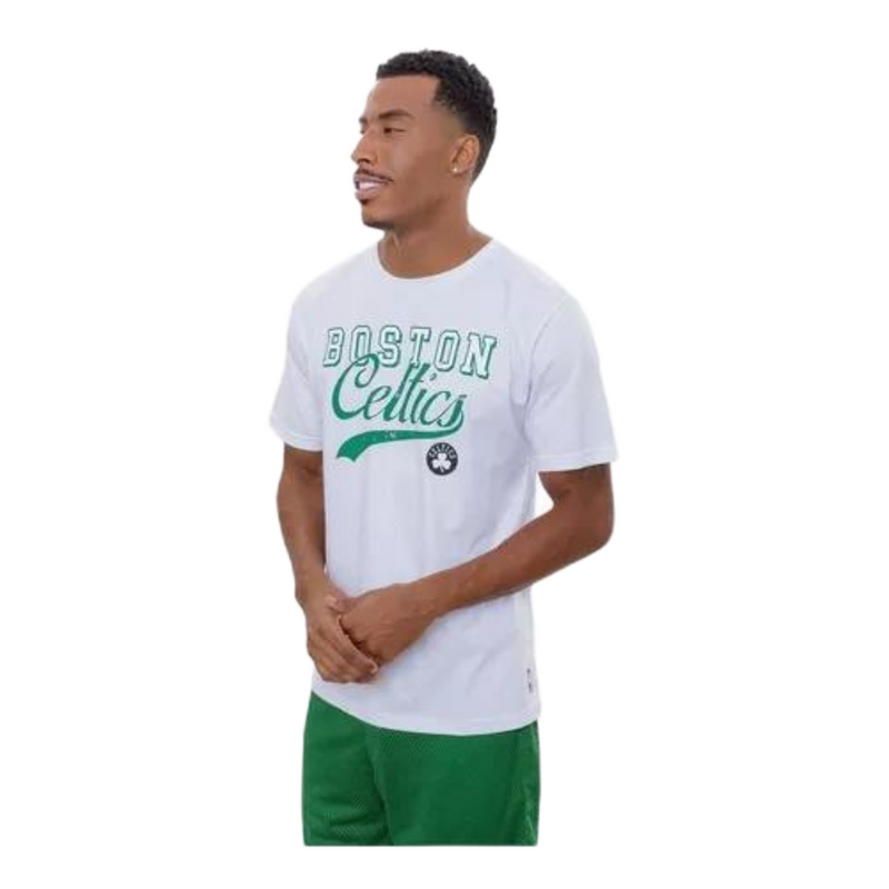 Camiseta Nba Boston Celtics College Logo Of White NBA