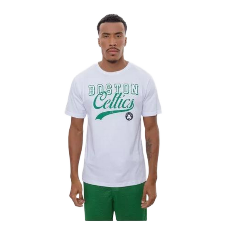 Camiseta Nba Boston Celtics College Logo Of White NBA