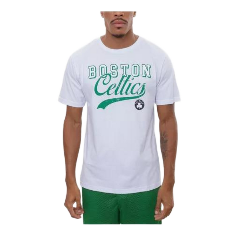 Camiseta Nba Boston Celtics College Logo Of White NBA