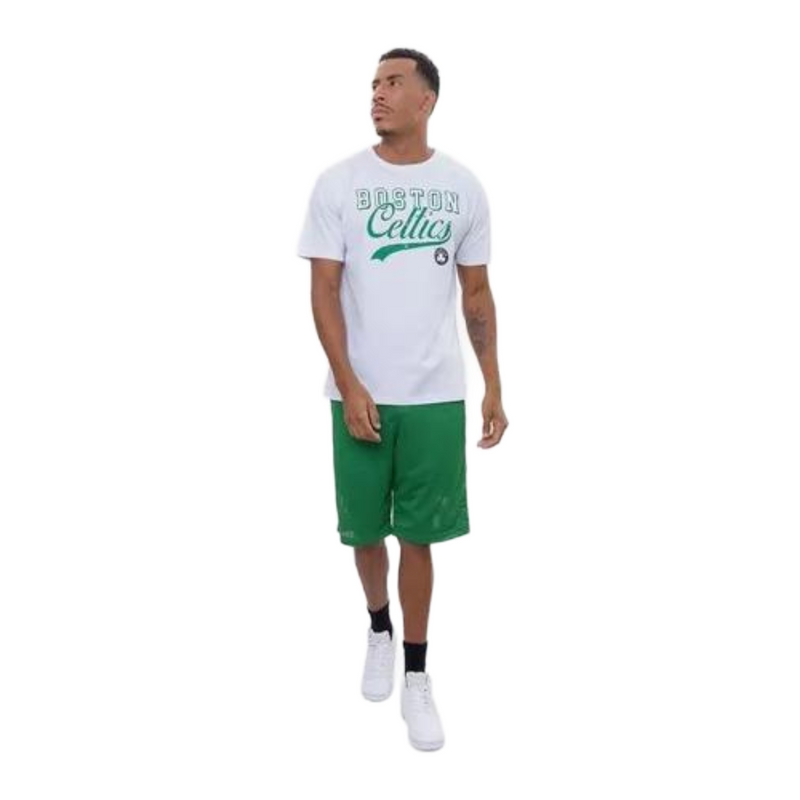 Camiseta Nba Boston Celtics College Logo Of White NBA