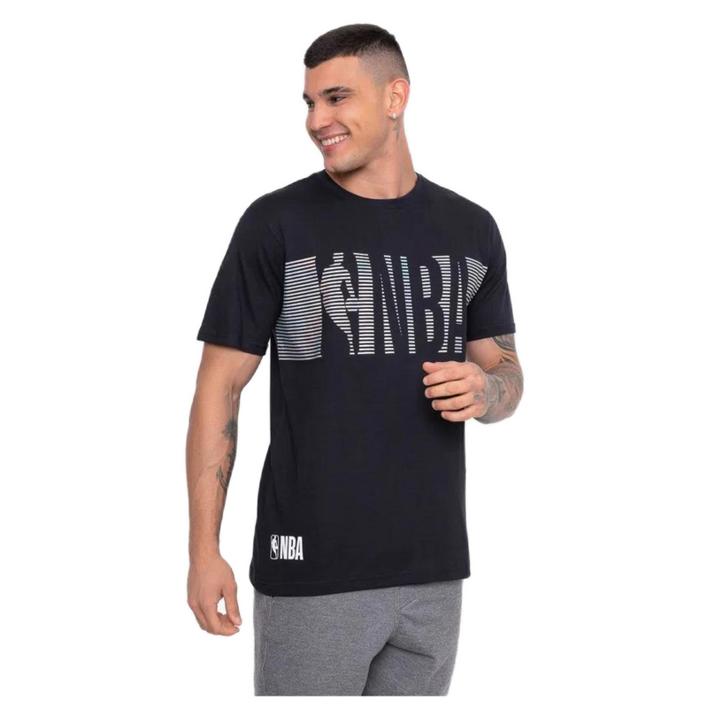 CAMISETA NBA ELETRIC LINES PRETA ORIGINAL NBA