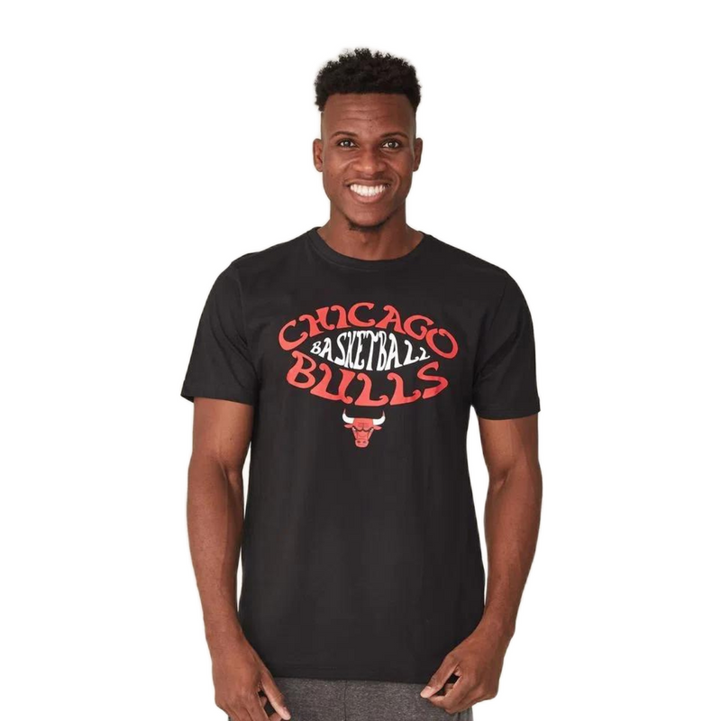 CAMISETA NBA CHICAGO BULLS PRETA ORIGINAL NBA