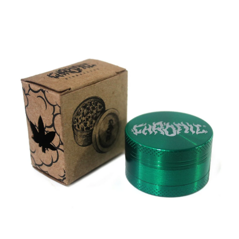 Dichavador Metal Chronic Triturador 3 Partes Verde Chronic