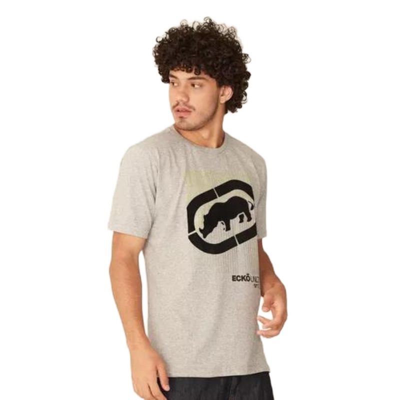 Camiseta Ecko Unltd Rhino Cinza Original Ecko Unltd