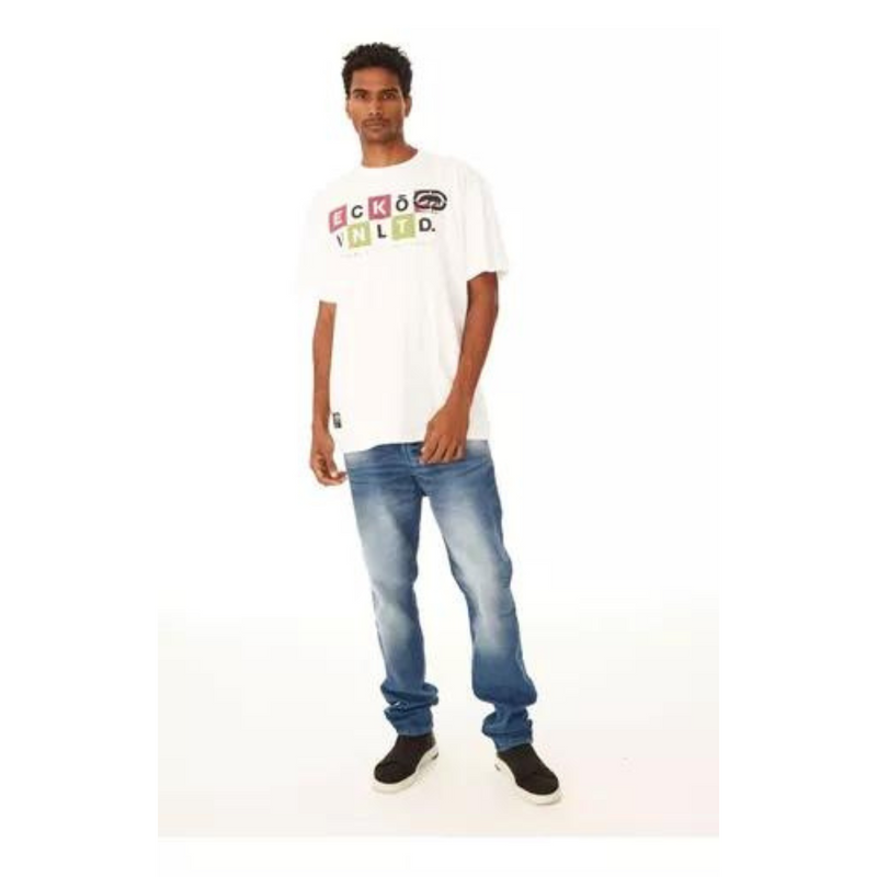 Camiseta Ecko Unltd Estampada Of White Original Ecko Unltd