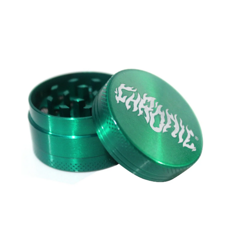 Dichavador Metal Chronic Triturador 3 Partes Verde Chronic